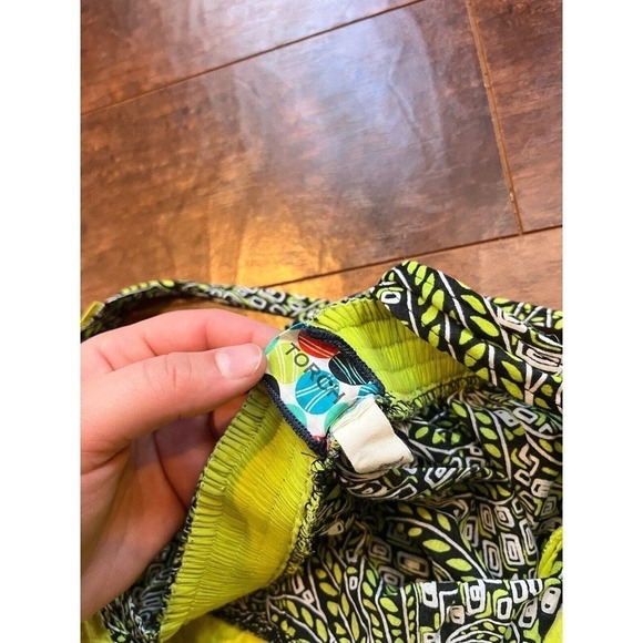 Burning Torch Womens Cotton Abstract Print Open Back Sundress Multicolor Size M - Picture 11 of 15